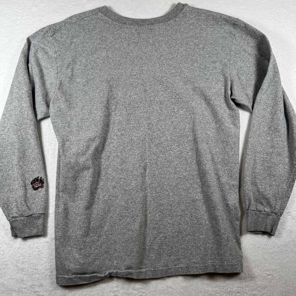 Montana Grizzlies Vintage Shirt Mens L Gray‎ Long Sleeve Football single stitch - Picture 7 of 8